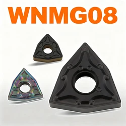 WNMG08 MA/GF/PR/HQ/PM YZ6030 YZ5010 YZ5028 Carbide Insert for MWLNR External Turning Tool WNMG Blade for Steel Cutter CNC Lathe