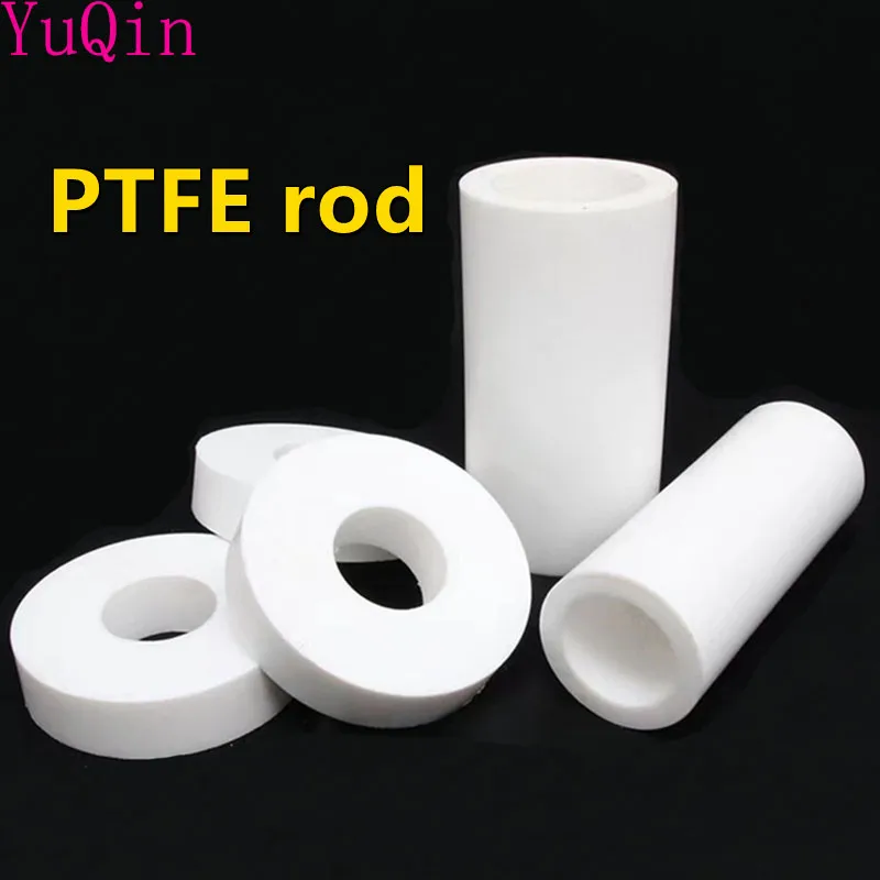 Big Diameter Hole White polytetrafluoroethylene hollow rod environment-friendly non-toxic DIY PTFE sleeve PTFE bar