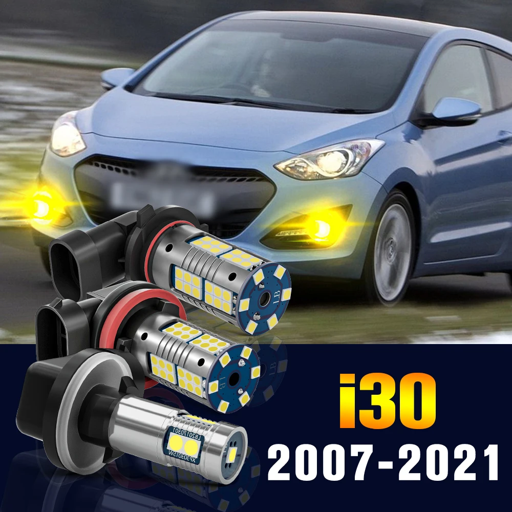 

2pcs LED Fog Light Bulb Lamp For Hyundai i30 2007-2021 2009 2010 2011 2012 2013 2014 2015 2016 2017 2018 2019 2020 Accessories