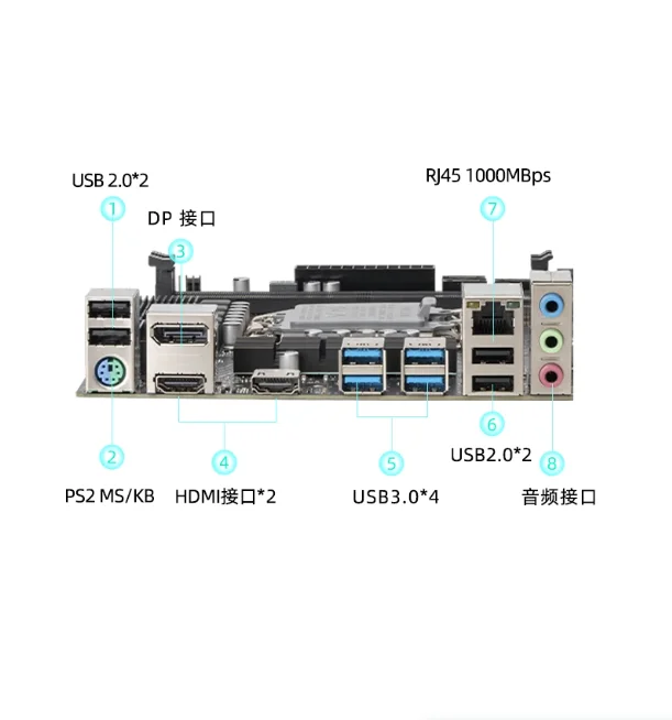 Q1HY MoDT motherboard U set Q1J2/3/4 ES processor 13th generation Core DIY computer onboard CPU