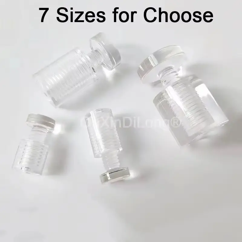 Courier 500PCS Transparent Acrylic Standoffs Pins Wall Sign Billboard Advertisement Nails Screws Fasteners Fixing Hardware