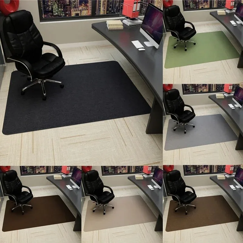 

90x120cm Office Rolling Chair Mat Computer Gaming Chair Mat Colors Bedroom Living Room Office Swivel Chair Carpet