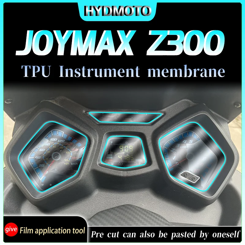 For SYM JOYMAX Z300 Transparent Headlights Taillights Instrument Film Protection Film Modified Accessories