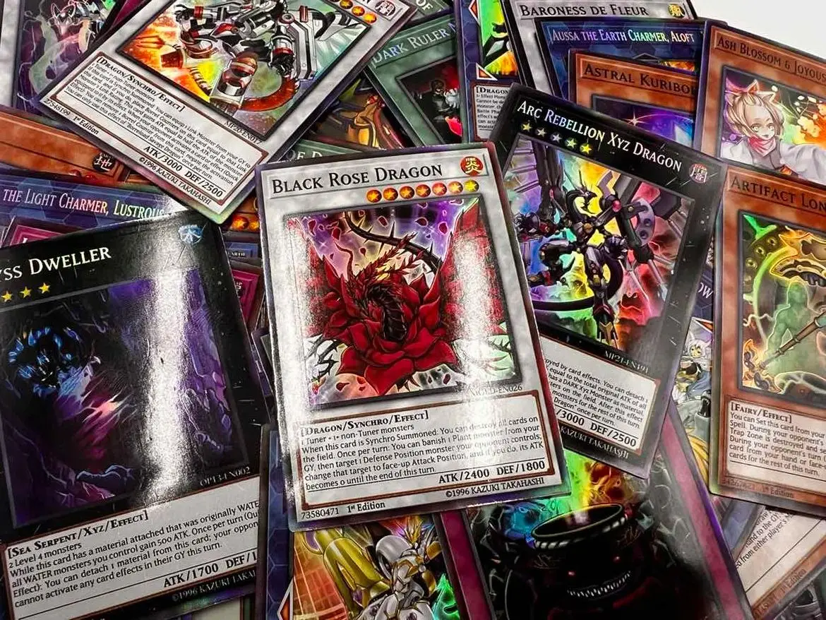66 unidades -148 unidades de cartões Yugioh Yu-Gi-Oh! Jogo de cartas 5DS Blue-Eyes White Dragon YNCHRO SUMMON Letter Duel Link Game Black Magician