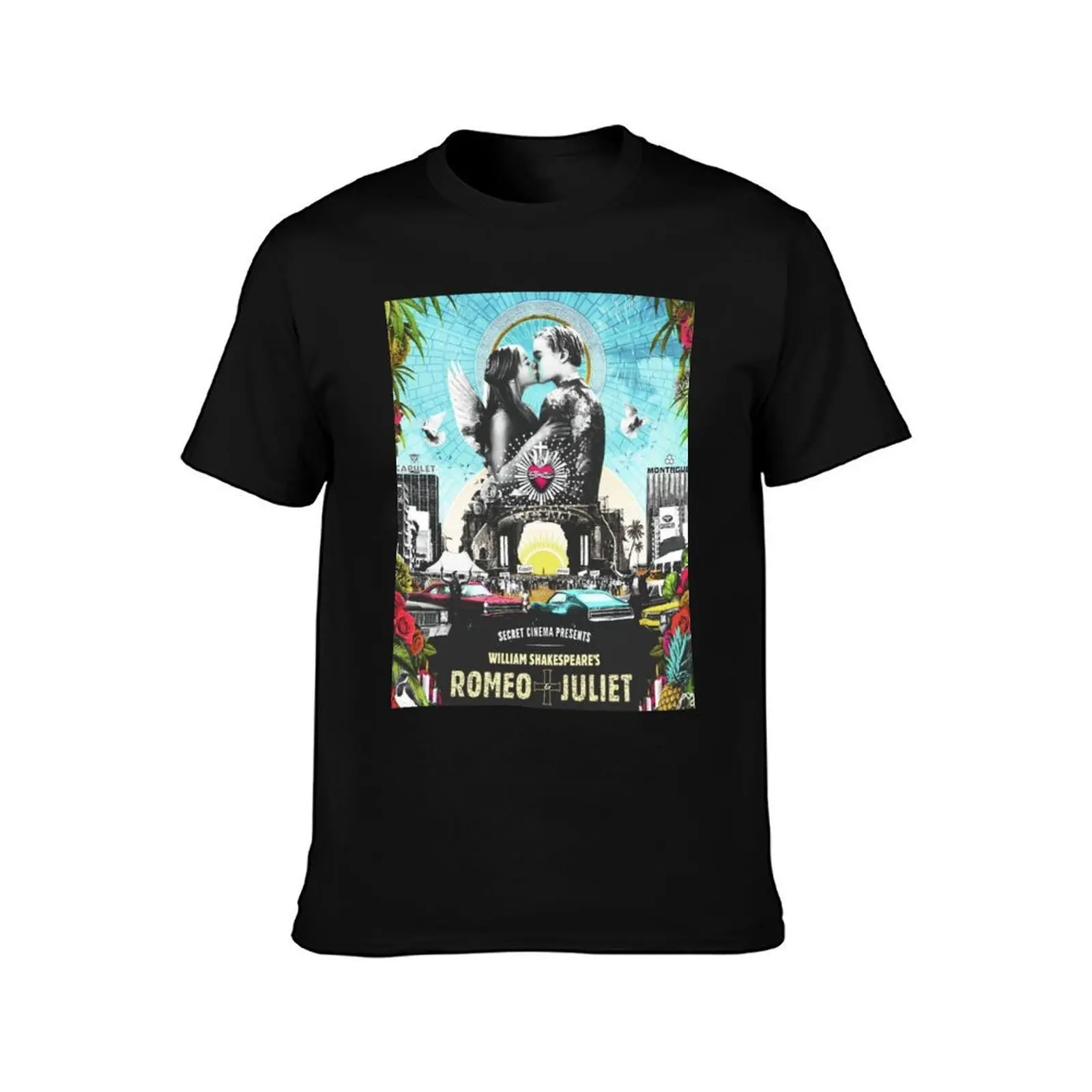 Romeo and Juliet T-Shirt Vintage Print Crew Neck Tee