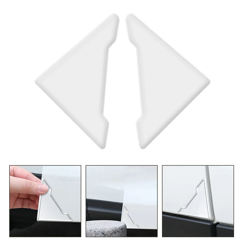 

8 Pcs Cars Door Protection Stickers Crash Protector Universal Corner Guards Clear Scratch Ding