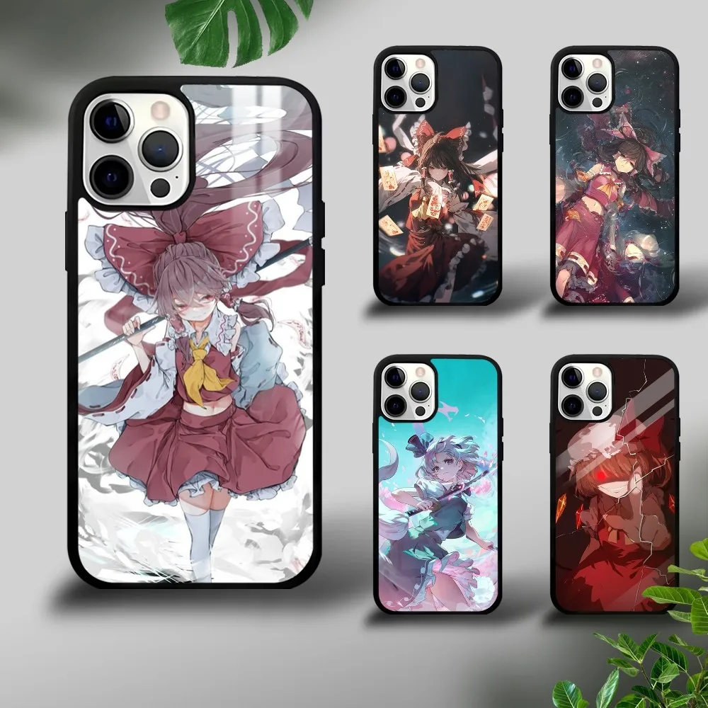 Game T-Touhou P-Project Phone Case For iPhone 16 15 14 13 12 11 Pro Xs Max Mini Plus Celulares Hard Funda