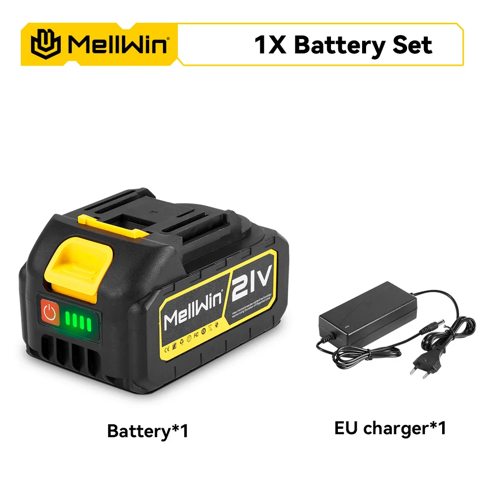 MELLWIN 21V 1500mAh Wiederaufladbarer Lithium-Akku-Pack 5/10/15 Zellen für Makita 18V Akku-Pin Elektrowerkzeuge – Detail 19