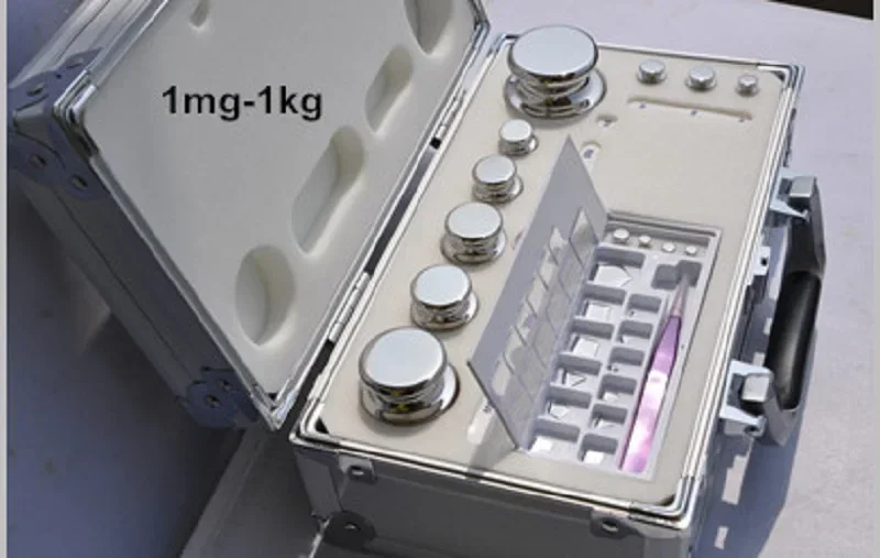 Class E1 E2 class 316 SST Material 1mg-1kg lab balance scale standard set stainless steel test calibration weights