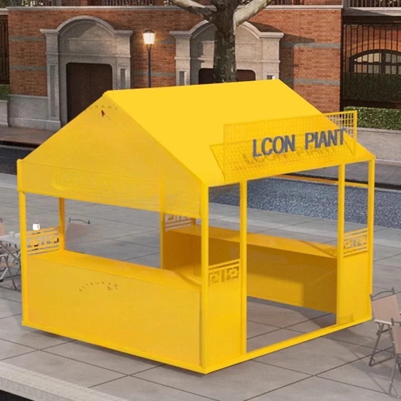 Display stand Iron art food festival market stall Shade  Creative night market outdoor