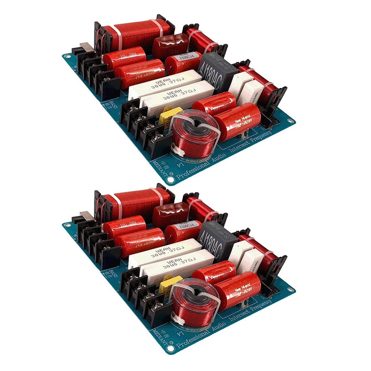 주파수 분할기 보드 KTV 무대 스피커 크로스오버 오디오 트레블 미디언트 베이스, 3 웨이 크로스오버 분할기, 2X, 350W