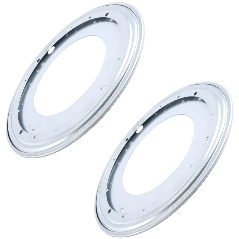 

A53Q-2 Pack Lazy Susan Hardware 12 Inch, 360° Rotating Bearing Plate 5/16Inch Thick, 750Lbs Heavy Duty Swivel Base Easy Install