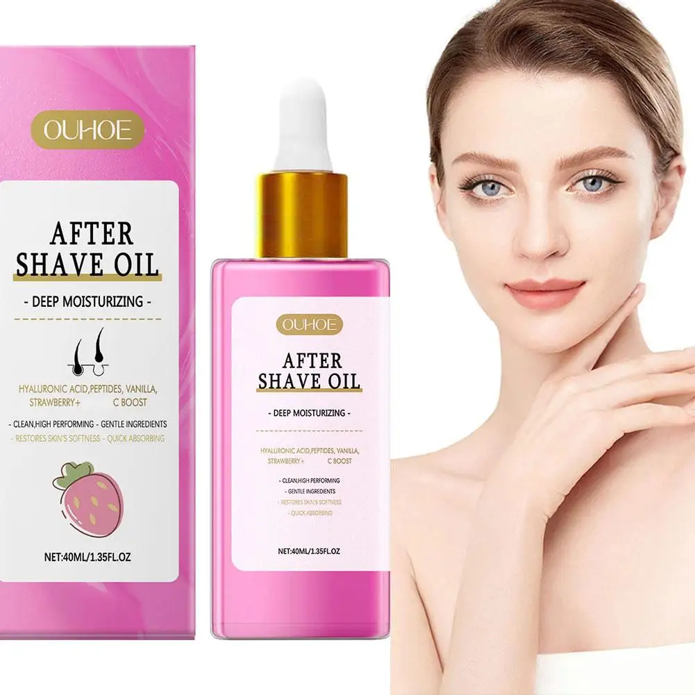 

Ouhoe 40ML Strawberry Vanilla After Shave Oil Women For Smooth Skin Moisturizes Soft Serve Shave Oil Truly After Shave Oil S0N0