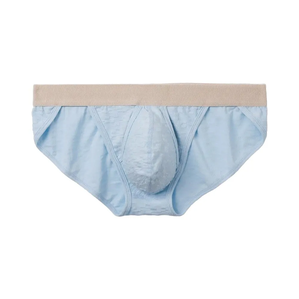 Male Separation Scrotum Triangle Briefs Low Waist Side Open Underwear Separation Underwear Youth Sexy U Convex Pouch Panties