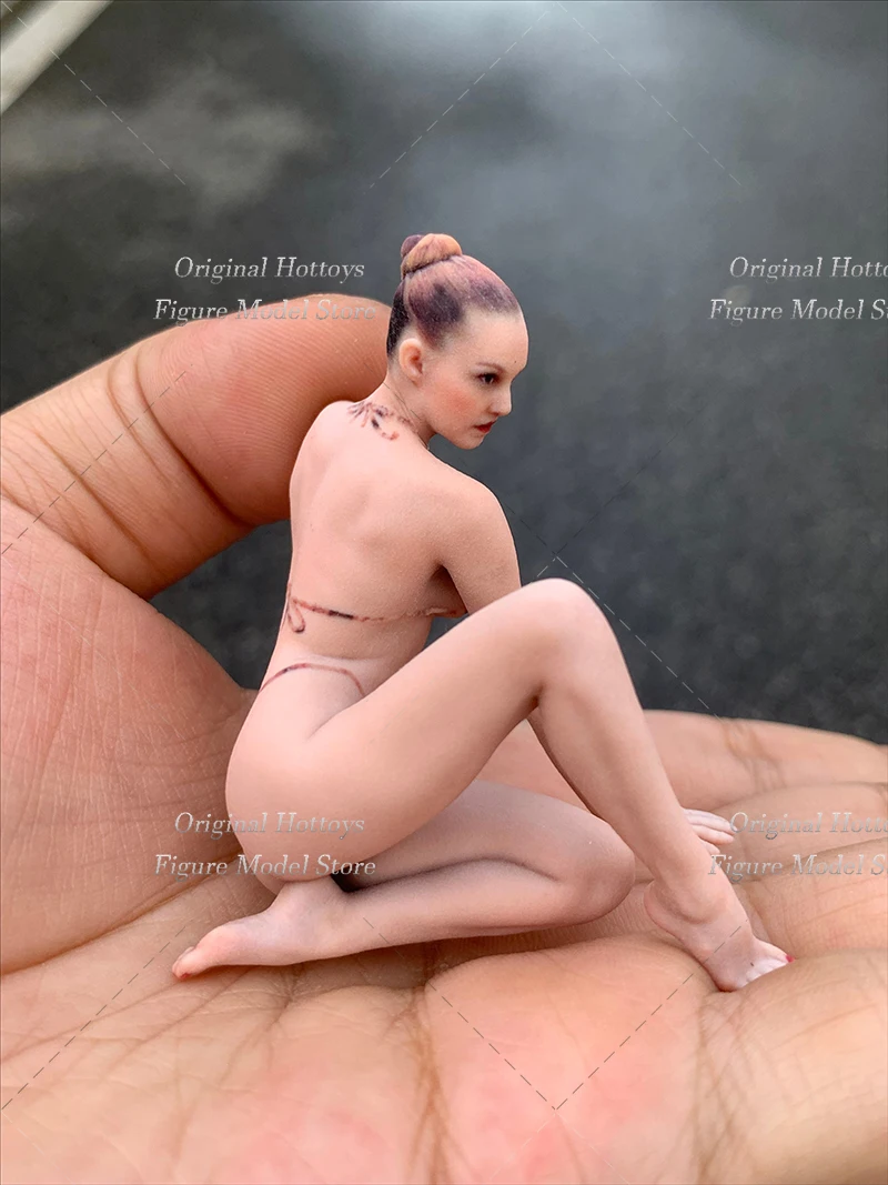 Auf Lager 1/16 Skala Weibliche Soldat Bikini Schönheit Skulptur Mini Ornament Vollen Satz Über 6 cm ction Figur Modell Sammlung
