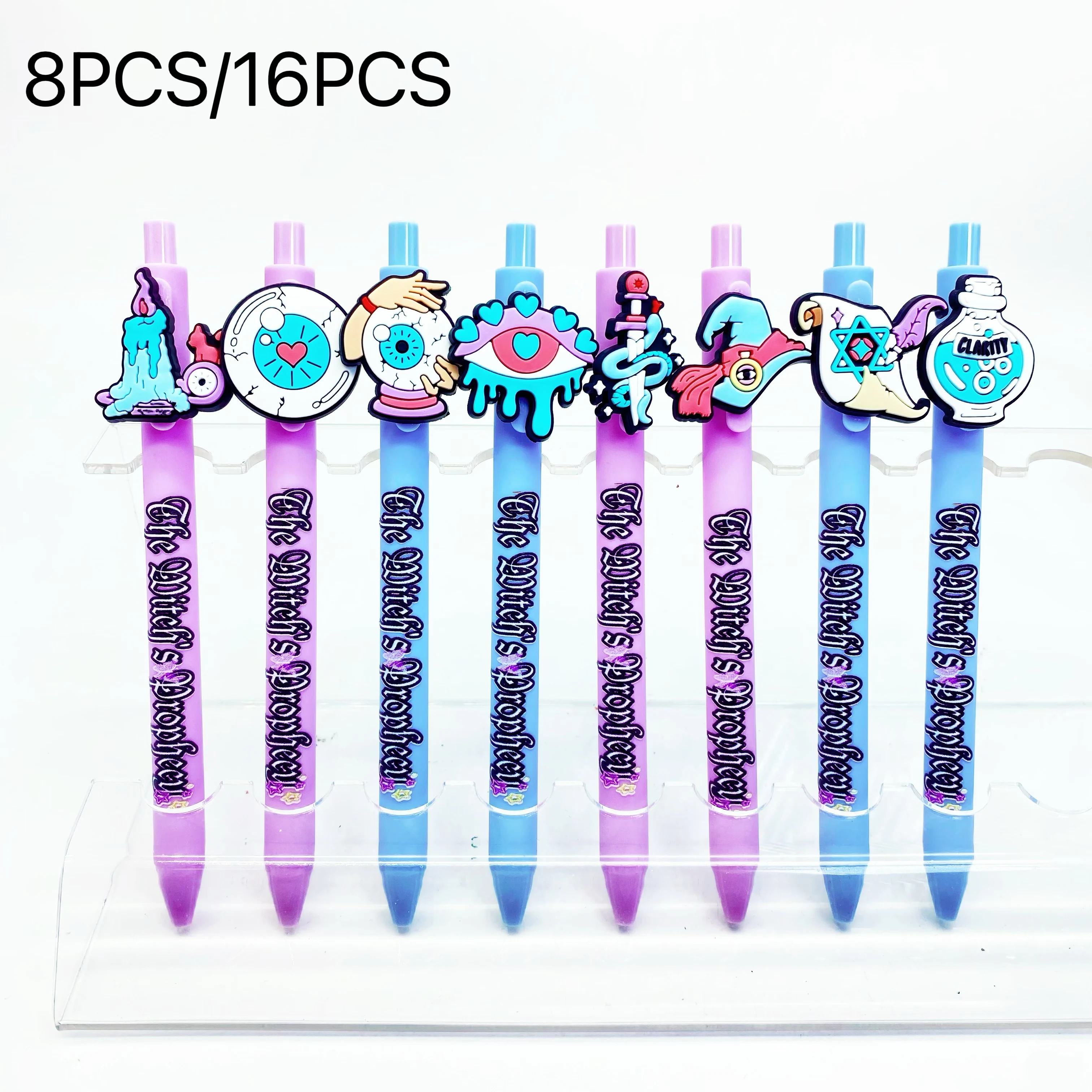 

Magic Seer 8 шт./16 шт. студенческая круглая шариковая ручка, маркировочная ручка, креативные канцелярские принадлежности, дизайн, письменный инструмент, школьные принадлежности