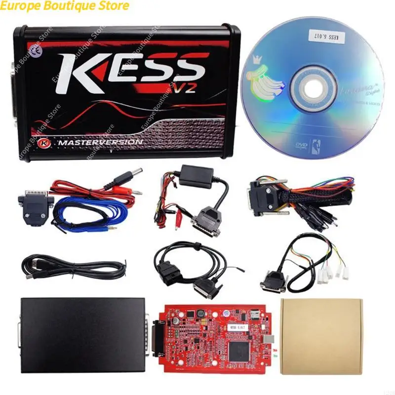 2026 جديد KessV2 5.017 Obd2 Ecu أداة برمجة بدون رمز برنامج غير محدود 2.53 V2.8KTA إصدار عبر الإنترنت يمكن توصيلها #2