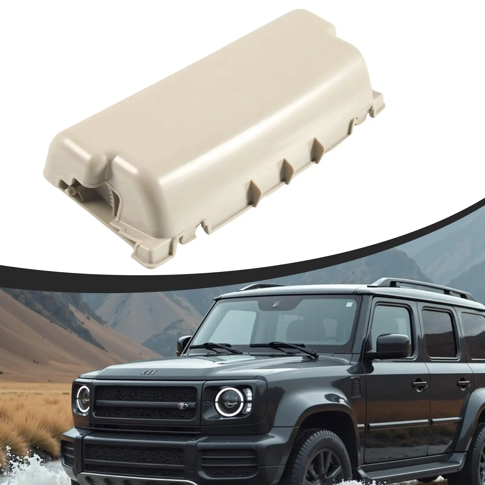 

Car Sunglasses Holder Case Overhead Glasses Case Vehicle Auto Part Eyeglasses Organizer Storage Box for Discovery Sport