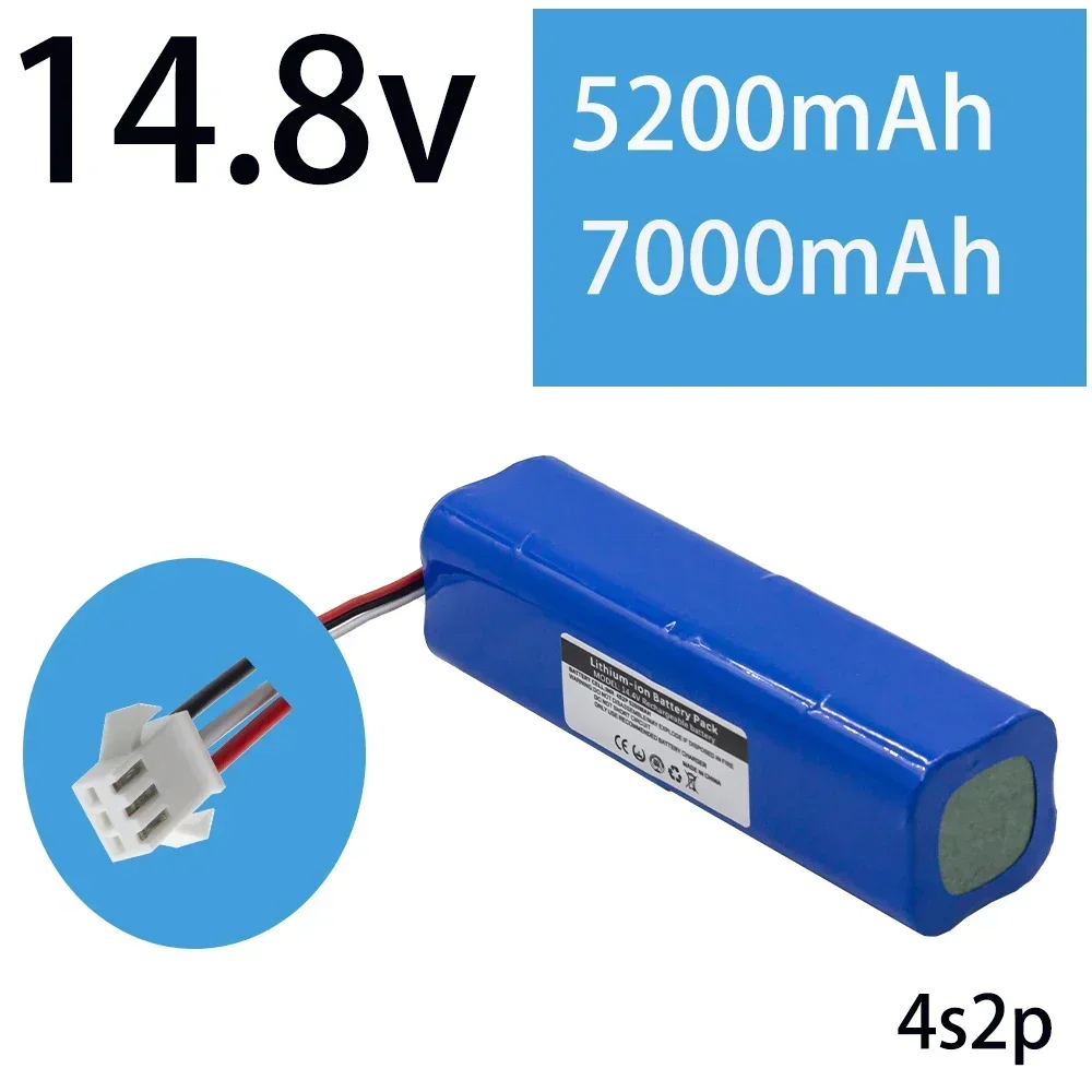 14.8V18650battery for Lenovo vacuum cleaner rackPro T1SPro LR1,Arnagar S8Pro,Prosenic Pusanick M7Max M8Pro,Xiaomi Roidmi EvePlus