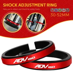 FOR HONDA ADV150 ADV 150 2018-2023 2024 Motorcycle Adjustment Shock Absorber Auxiliary Rubber Ring CNC Accessories Fit 30MM-52MM