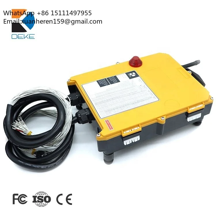 F24-60 Joystick Industrial Wireless Radio Remote Control for tower crane