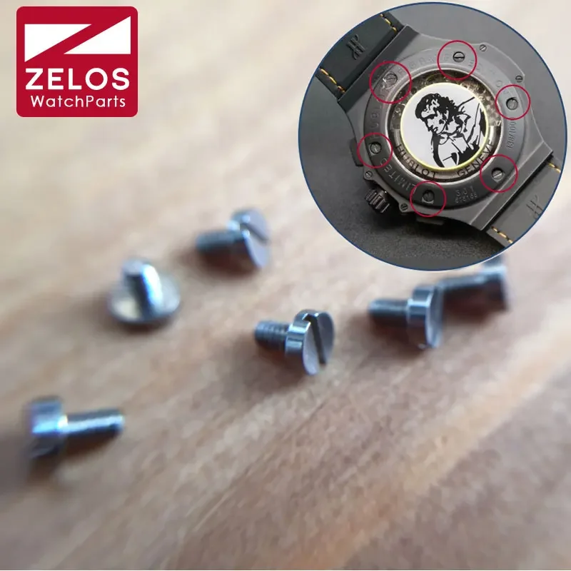 

Винт для часов H 2,5 мм для Hublot Big Bang 44 мм, задняя крышка, запасные части для часов