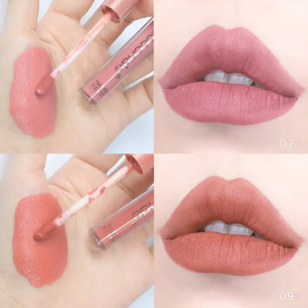 12 Kleur Fluweel Matte Lipgloss Waterdichte Langdurige Lip Glazuur Vloeibare Lippenstift Pigment Rode Vrouw Make-Up Lipgloss