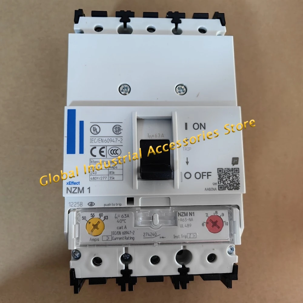 

NZMN1-A63-NA Molded Case Circuit Breaker UL489 CSA