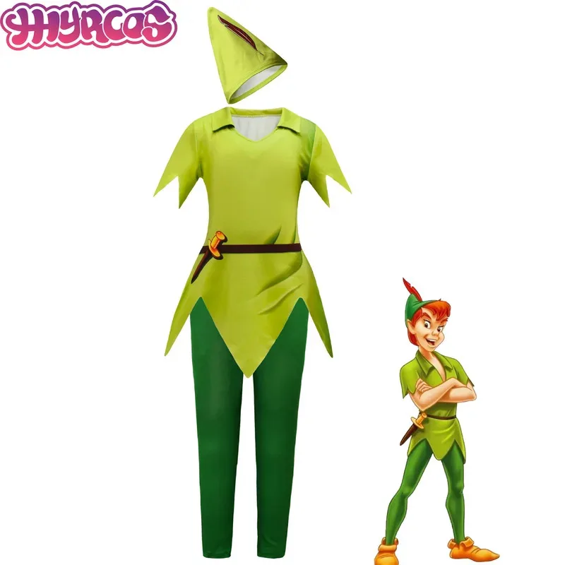 

Anime Halloween Peter Pan Cosplay Costume Christmas Children PeterPan Cosplay Sets Stage Party Costumes for Children Kids Party