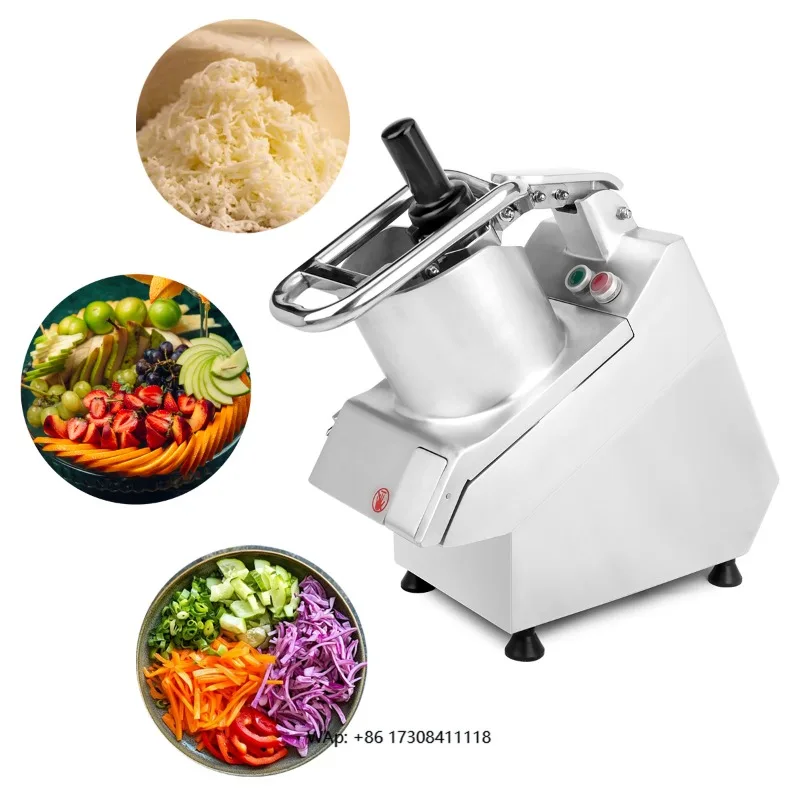 

VC65MS Commercial Potato Chip Slicer Electric Vegetable and Fruit Chopper Slicer Dicing Machine with 6 trays 220V