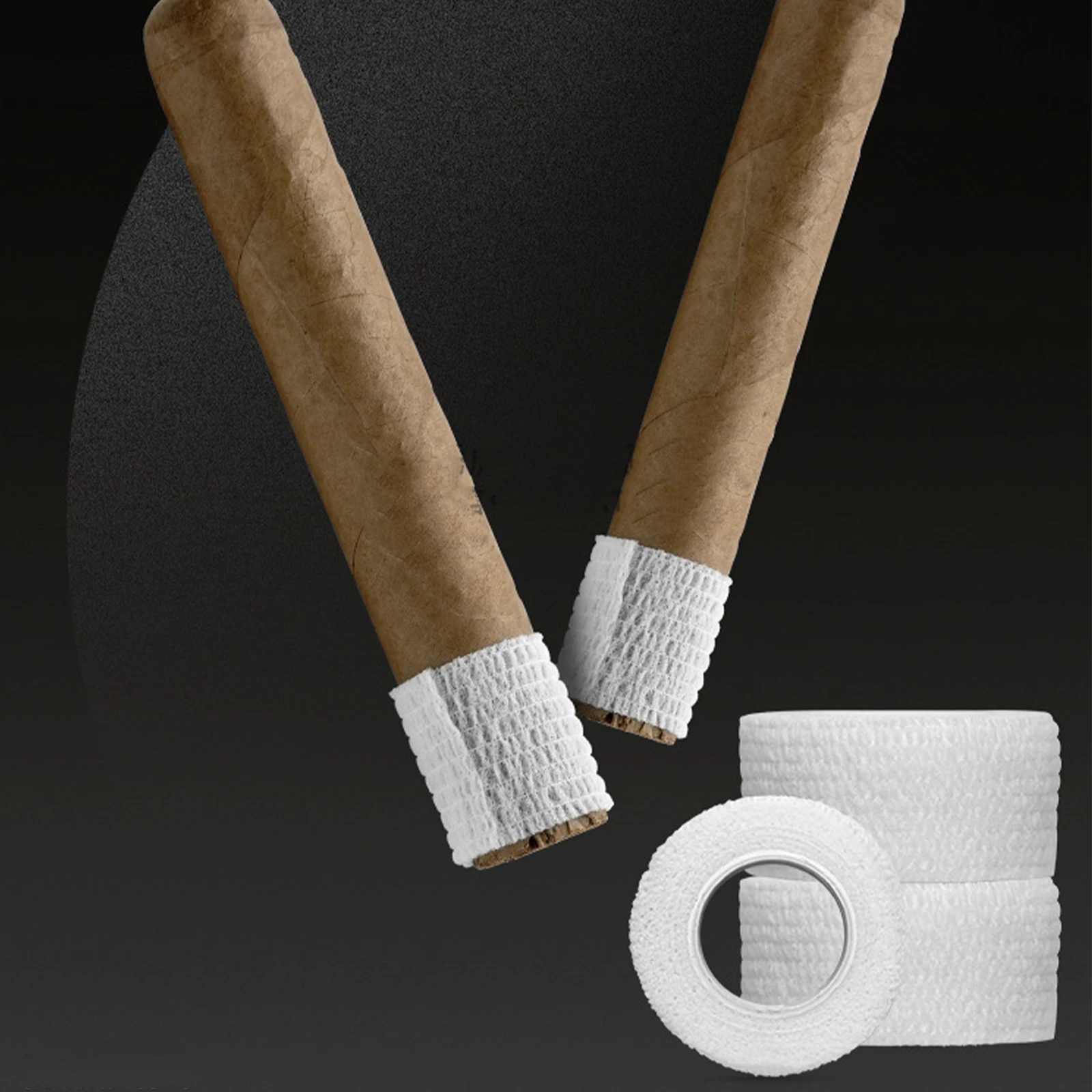 Cigar repair and tape, repair and fix broken cigars, breathable and waterproof, strong bonding, easy to operate, cigar accessori