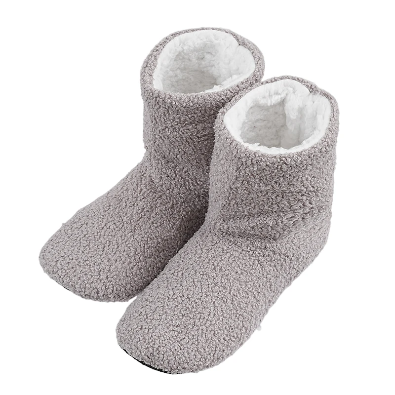 Mntrerm Winter Wärme postpartale Hausschuhe für Frauen Innen boden ruhige Idee Stoff weiche Baumwoll stiefel für Paare – Detail 19