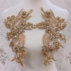 DIY Clothing Patches Bead Accessories Rhinestone Clothing Dress Patches