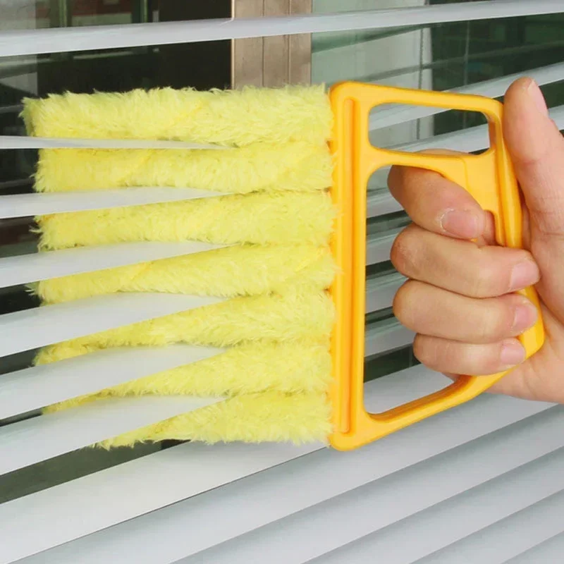 Brosse en microcarence pour fenêtre et climatiseur, nettoyeur de plumeau pour livres, lame de store vénitien, outil de cuisine pour gril