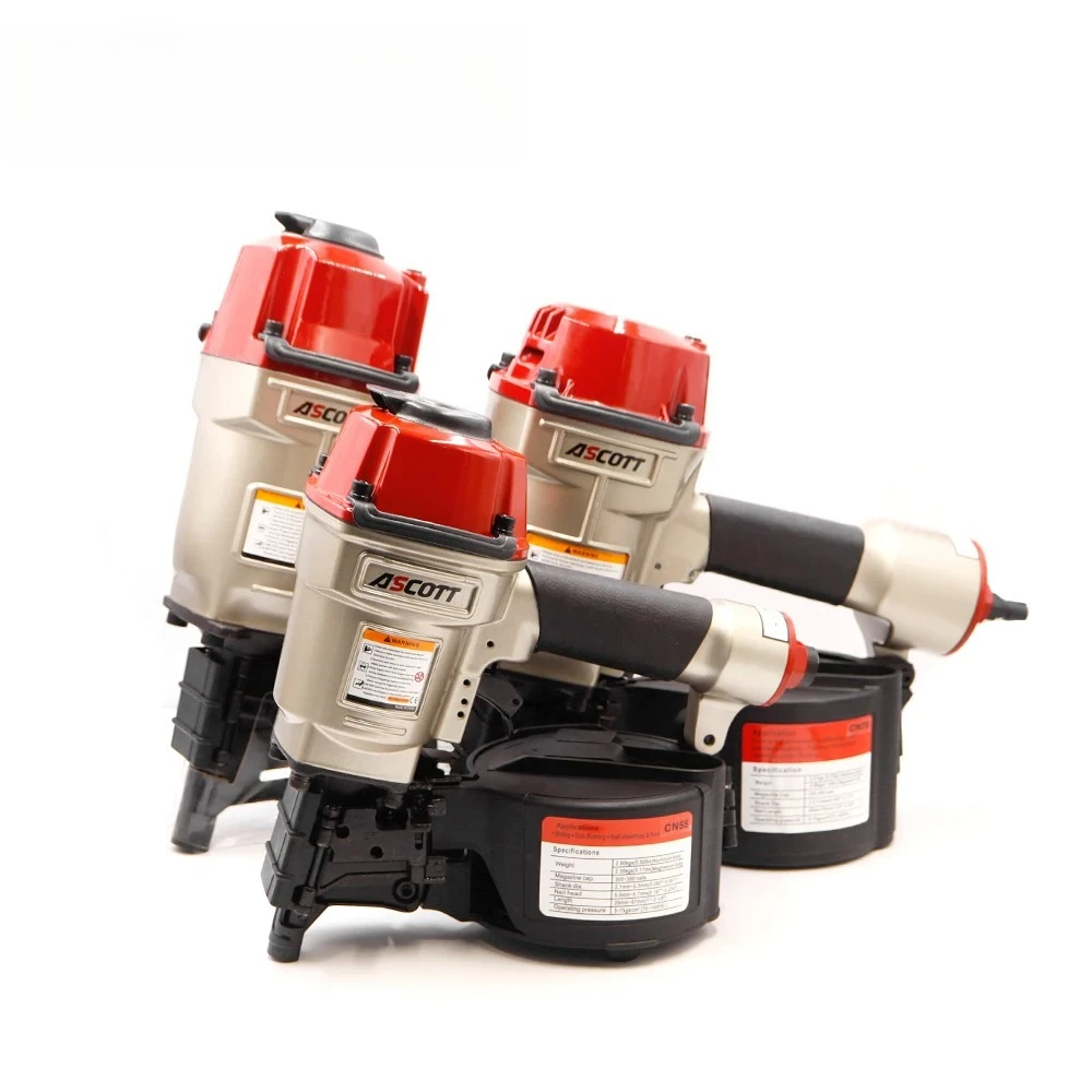 B Pneumatic Coil Nailer for Pallet Nailing Crate Making Cladding Fence Construction Woodworking