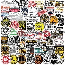 65pcs Technician Mechanic Electrician Graffiti Stickers For Scrapbook Phone Stationery Scrapbooking Materiales DIY Sticker