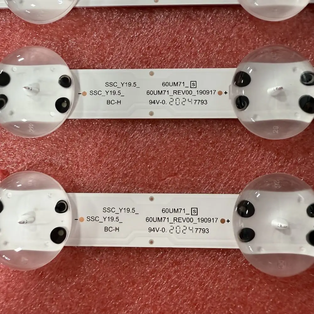 5pcs/set LED Backlight Strips For TV 60UM7100DUA 60UN7300PUA 60UM7270 60UU640C NC600DQE-VSHP7 60UM7270PSA 60UM71
