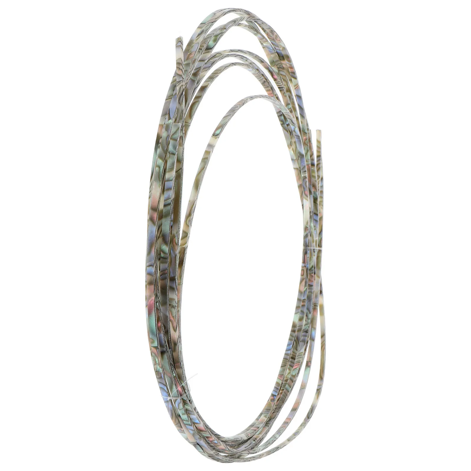 

4pcs Guitar Binding Purfling Strip 3mm Plastic Trim Faux Abalone Edge Decor Acoustic Repair Tool Classical Accessories