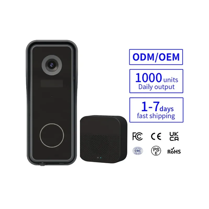 

Hot Selling Home Wireless Wifi 1080p Door Bell Interphone Doorbell with Camera Video Doorbell Wireless Doorbell Camera