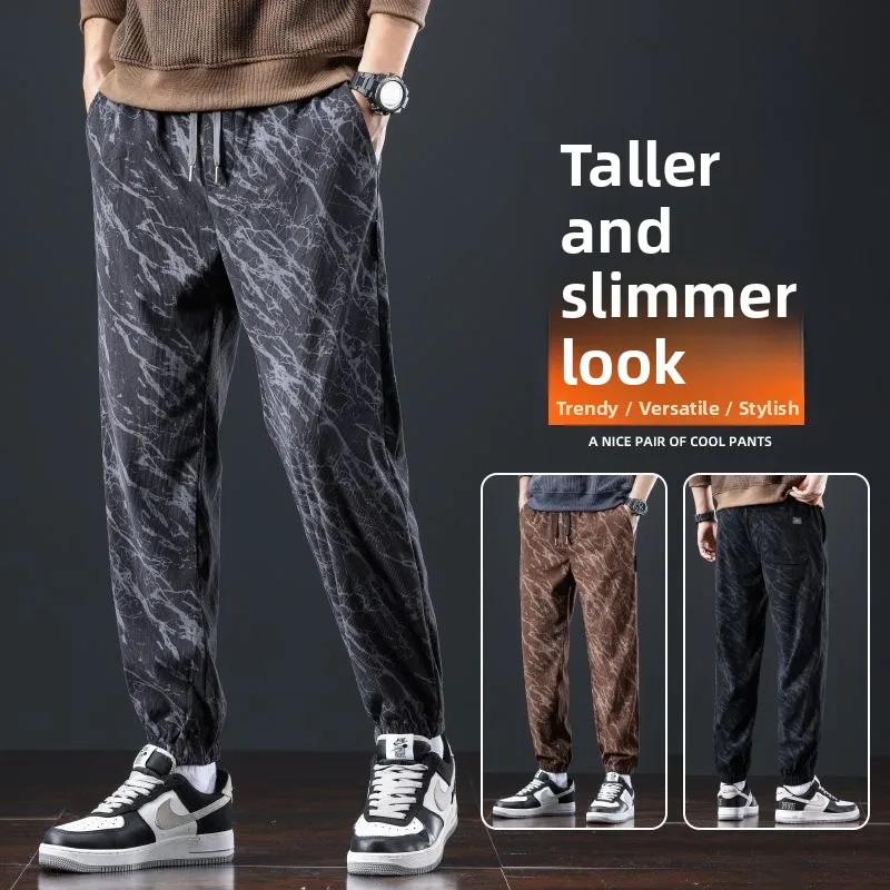 

Corduroy Casual Pants Men's mid Waist Elastic Waist Dirt Resistant Wear Resistant Autumn Winter Stripe Men's Pants Polyester ...