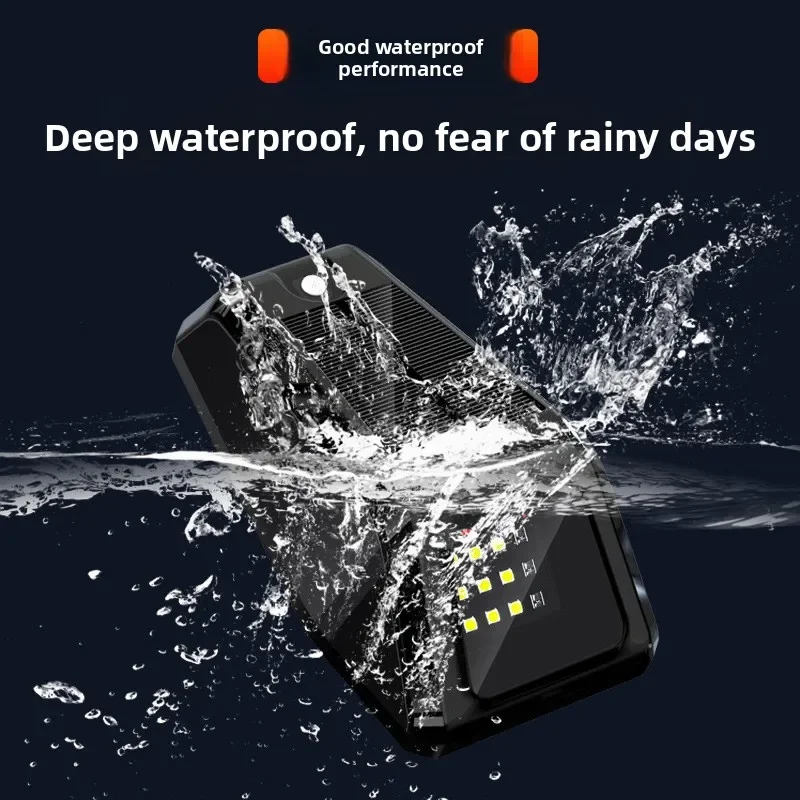 Solar LED Mouse Light Car Roof Warning Light Wireless Daytime Running Lamp Modified Accessories for Pickup Truck Lorry Roof