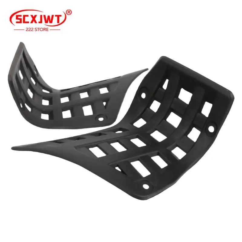 Foot Pegs Footrest Guard Cover Grille Panel for ATVs/Jinling 250CC /Eec Jla-21B&Jla-923 (Black)