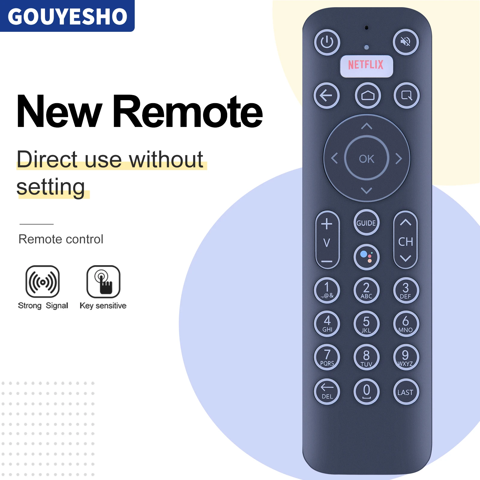 

New Remote Control for WOW TV+ WH200719E/ROH TVBOX