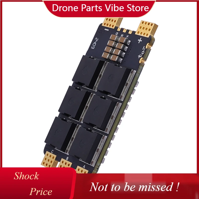 

DPHAKRC 7155 80A ESC 6S-12S Lipo 64MHz Programmable Magic LED Light High Efficiency Low Noise for FPV Cine Lifters VTOL