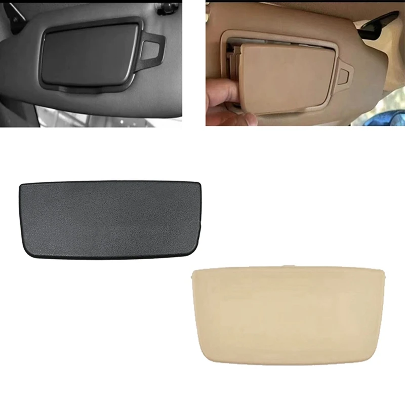 Car Sun Visor Vanity Mirror Cover 981731031360F7 For Porsche 718 911 Boxster Carman 2013-2023 Make-Up Mirror Panel