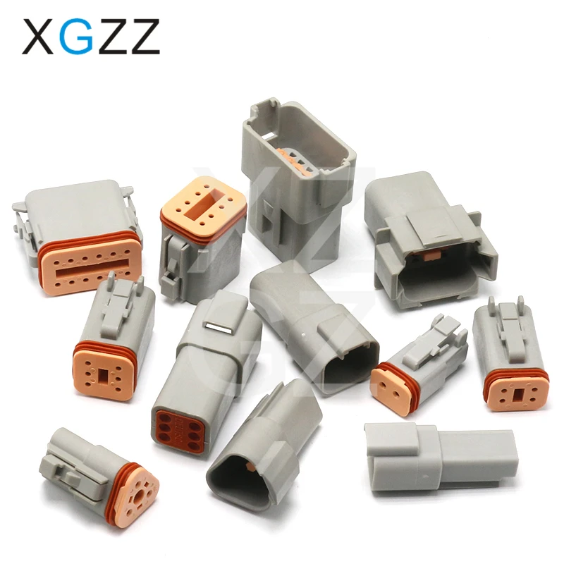 

1 sets Deutsch DT06/DT04 2/3/4/6/8/12 Pin Engine Gearbox waterproof electrical connector for car bus motor truck