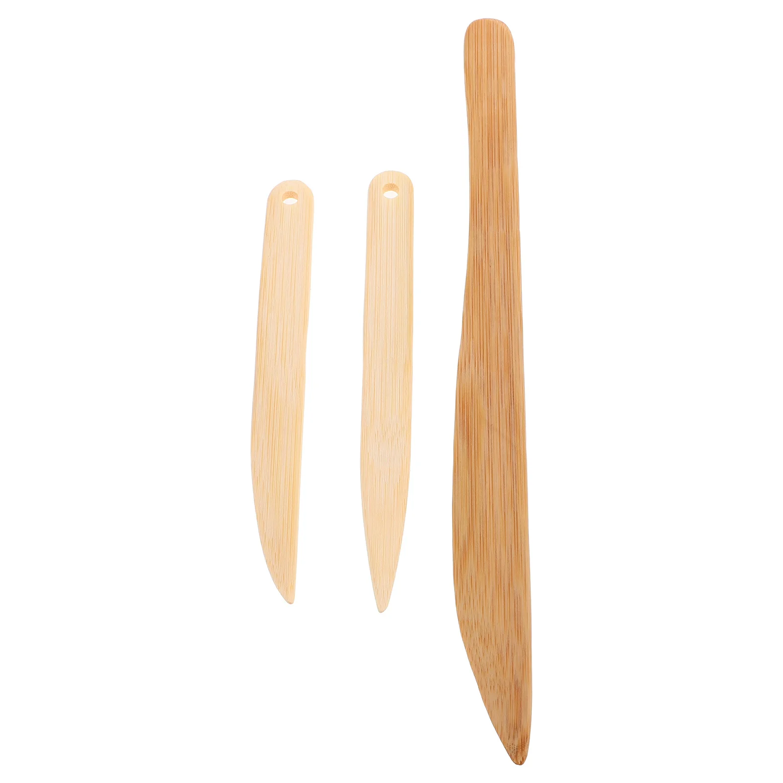 

3Pcs Calligraphy Paper Cutter Wooden Knife Ergonomic Retro Style Small Handle for Xuan Paper Craft Cutting Precision Tools