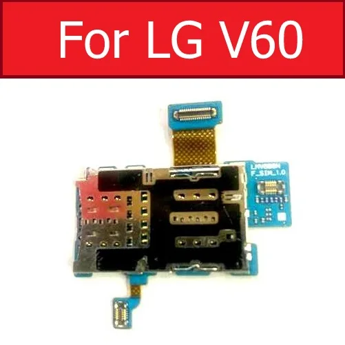 USB Charging Flex For LG V60 ThinQ LM-V600 Power Volume Button Flex Cable SIM Card Slot Board Signal Antenna Fingerprint Board