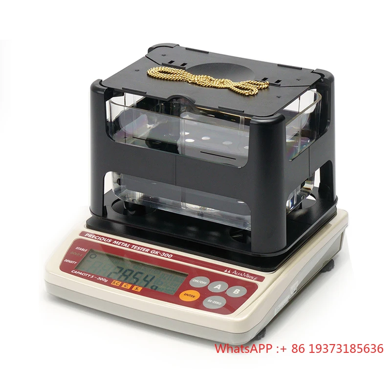 

Japan GK-300 Precious Metal Tester Gold Purity Testing Machine Jewelry Gold Density Meter 300g/0.01g Gold Tester
