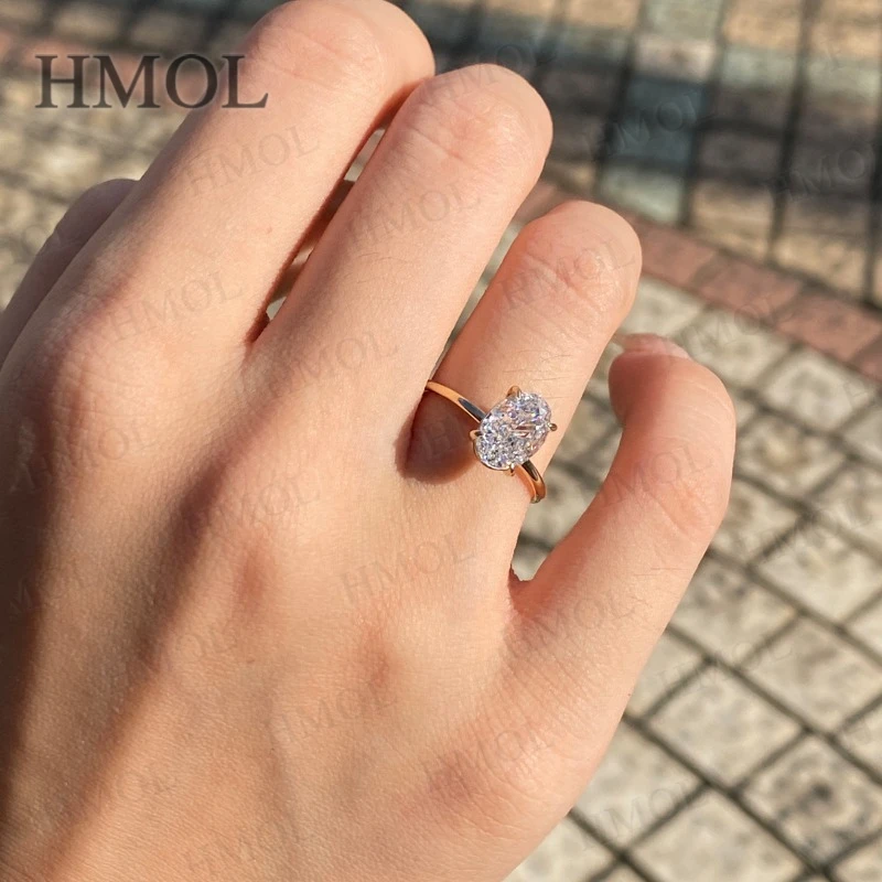 

Кольцо с ледяным цветком, овальное серебро 925 пробы с муассанитом D/VVS1, элитный подарок, стильная повседневная одежда, высокое качество